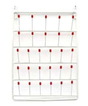 28 Peg Wall Mounted Laboratory Draining Rack - Eisco Labs