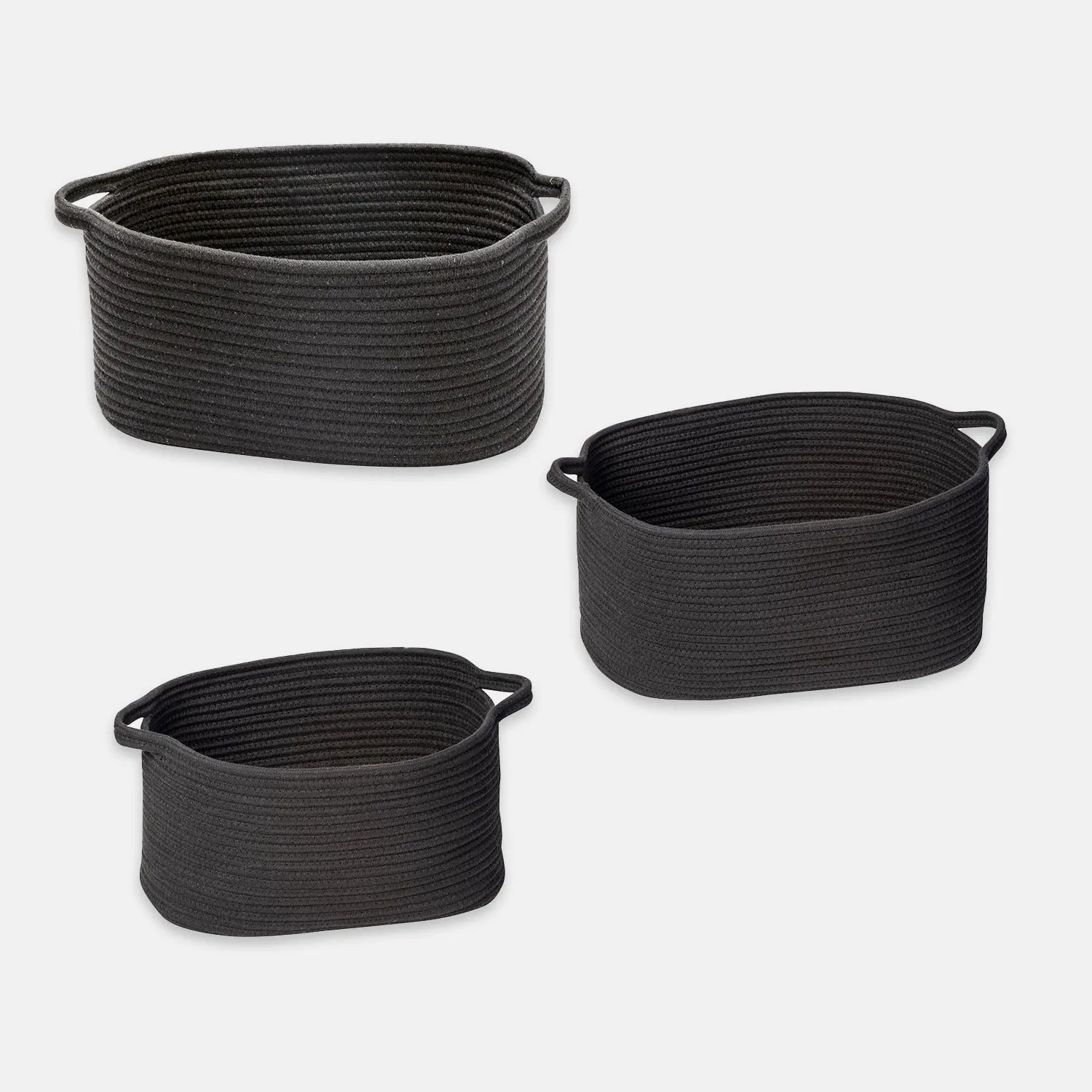 3pc Cotton Coil Baskets