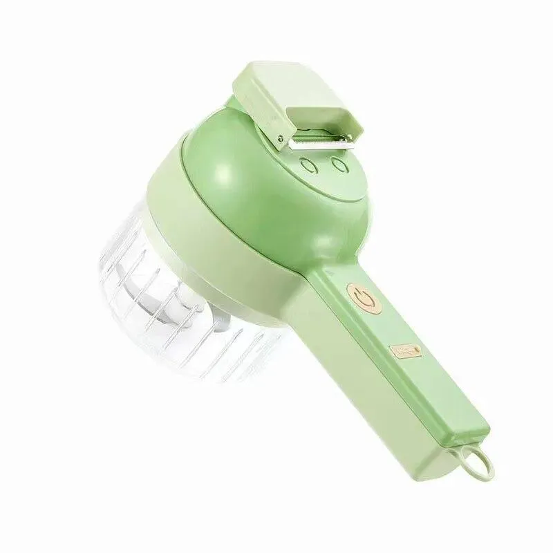 4 In 1 Vegetable Chopper Handheld Electric Vegetable Cutter