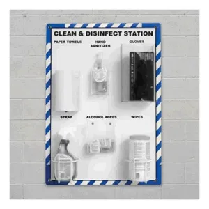 Accuform Clean & Disinfect Station PRF303