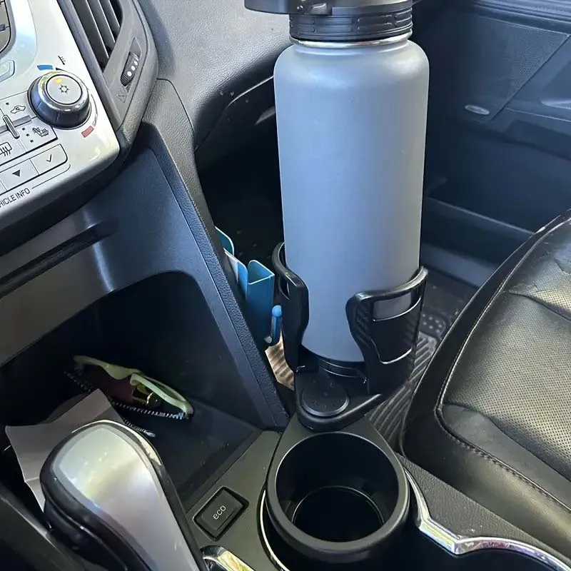 Adjustable Dual Car Cup Holder with Phone Holder & Aromatherapy Organizer | Perfect Fit