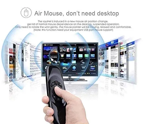 AIR Mouse Smart Remote with Keyboard for Android TV Box, Smart Android TV,Mini PC, Laptop, Projector, PS3/4/5 and Xbox