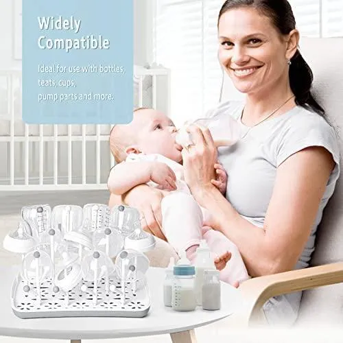 Baby Bottle Dryer Rack with Removable Water Tray