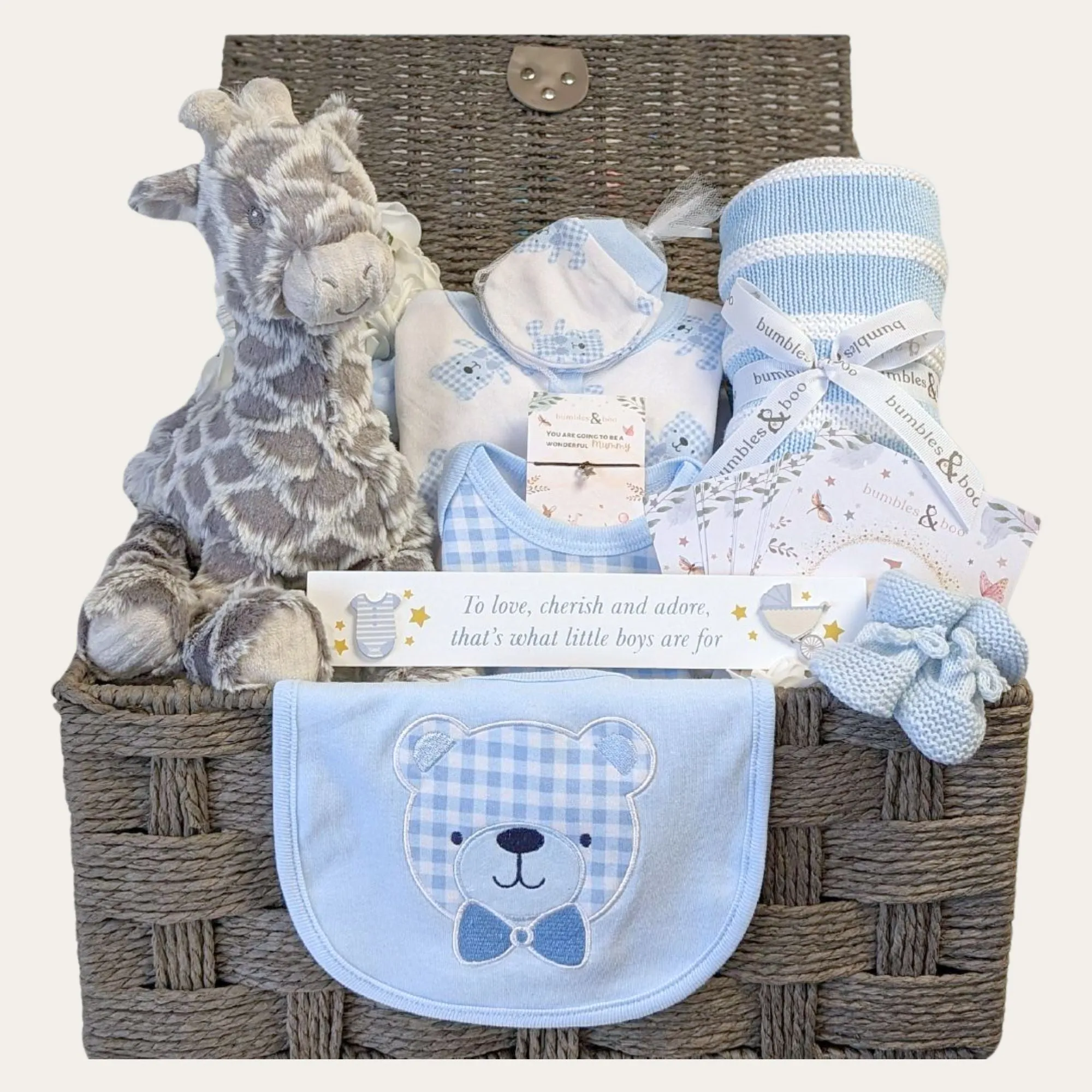 Baby Boy Gifts Hamper Precious Baby Bear Cub