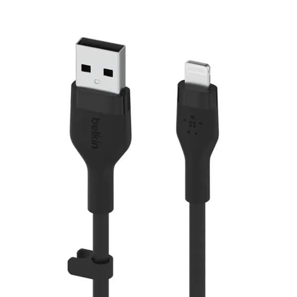 BELKIN BoostCharge Flex USB-A Cable with Lightning Connector Black