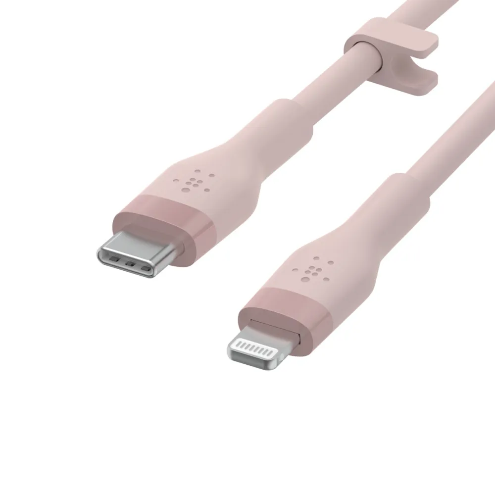 Belkin Usb-C To Lighting, Silicone, 1M, Pink