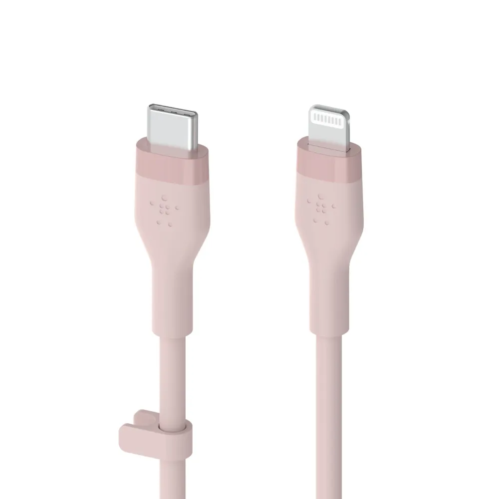 Belkin Usb-C To Lighting, Silicone, 1M, Pink