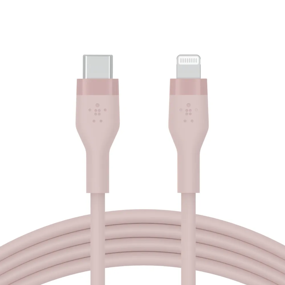 Belkin Usb-C To Lighting, Silicone, 1M, Pink