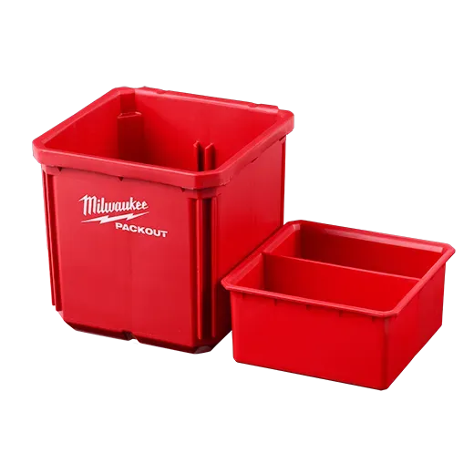 Bins - Milwaukee 2 Pack Bin Set for PACKOUT™, 48-22-8062