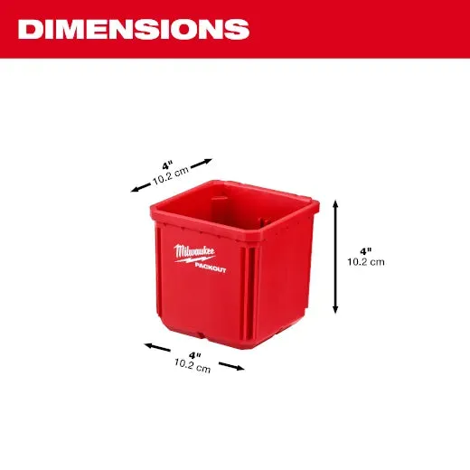 Bins - Milwaukee 2 Pack Bin Set for PACKOUT™, 48-22-8062