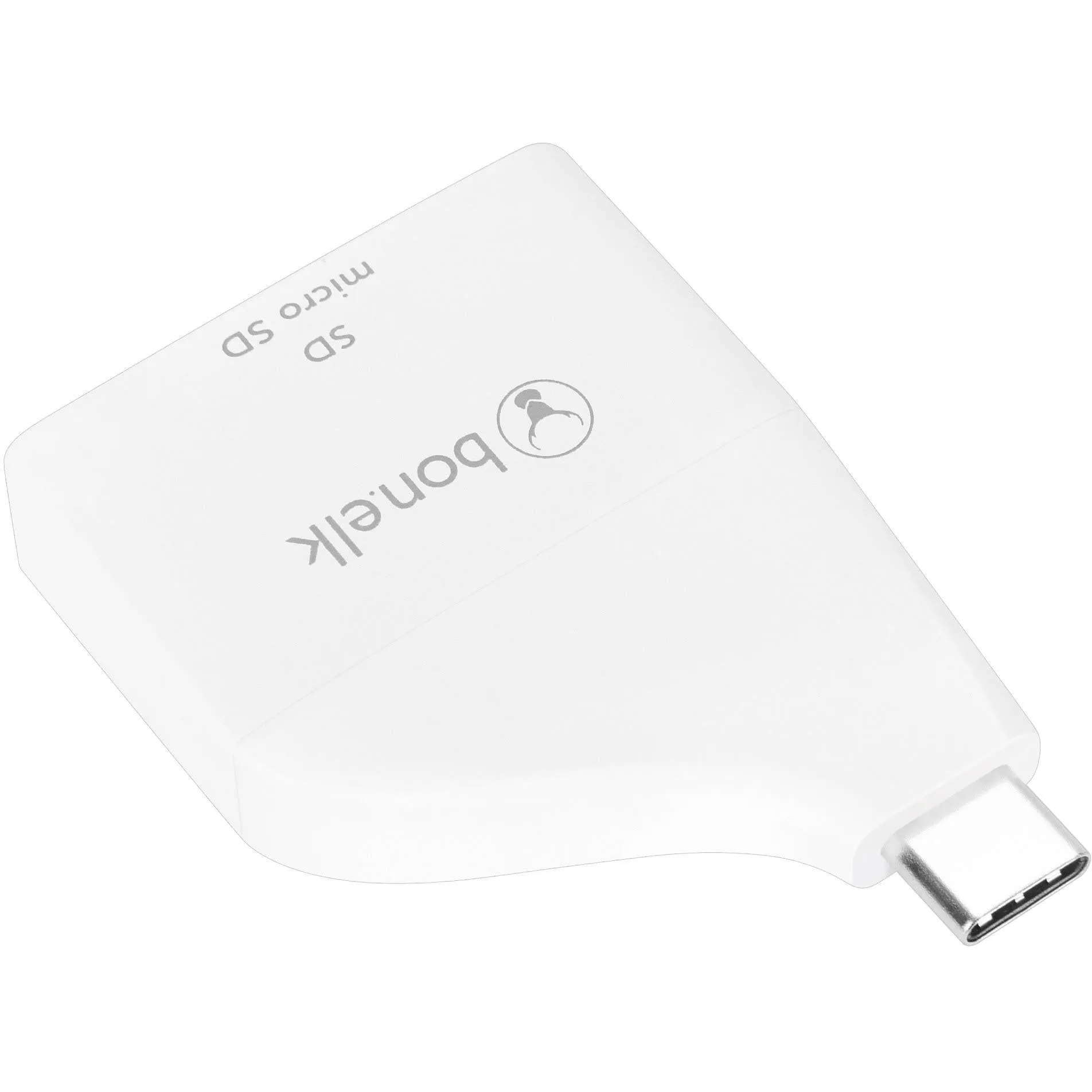 Bonelk USB-C TO MicroSD/SD Adapter (White)