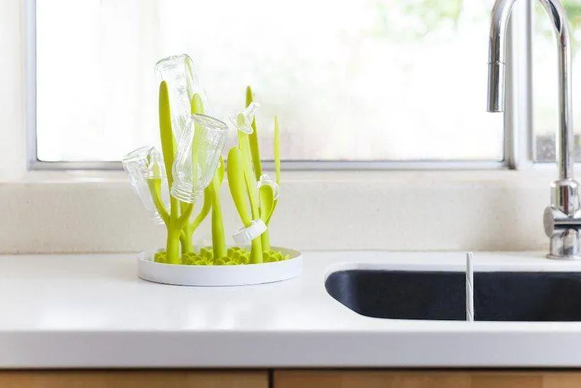 Boon Sprig Countertop Drying Rack - Green