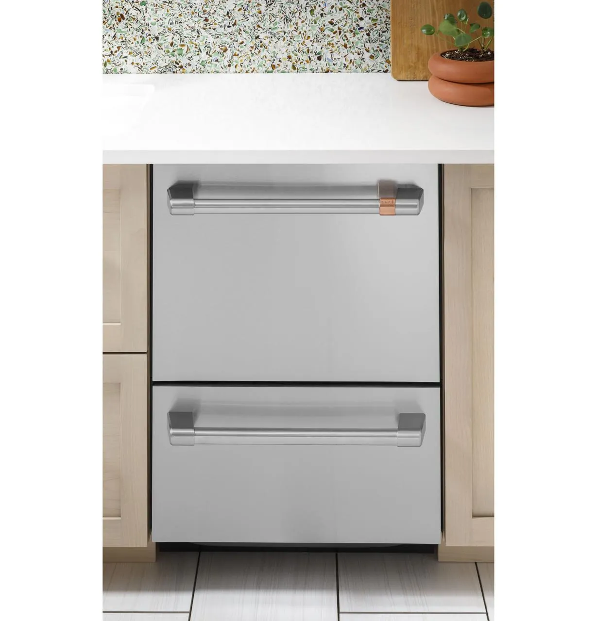 Cafe CDD420P2TS1 Caf(eback)™ Dishwasher Double Drawer