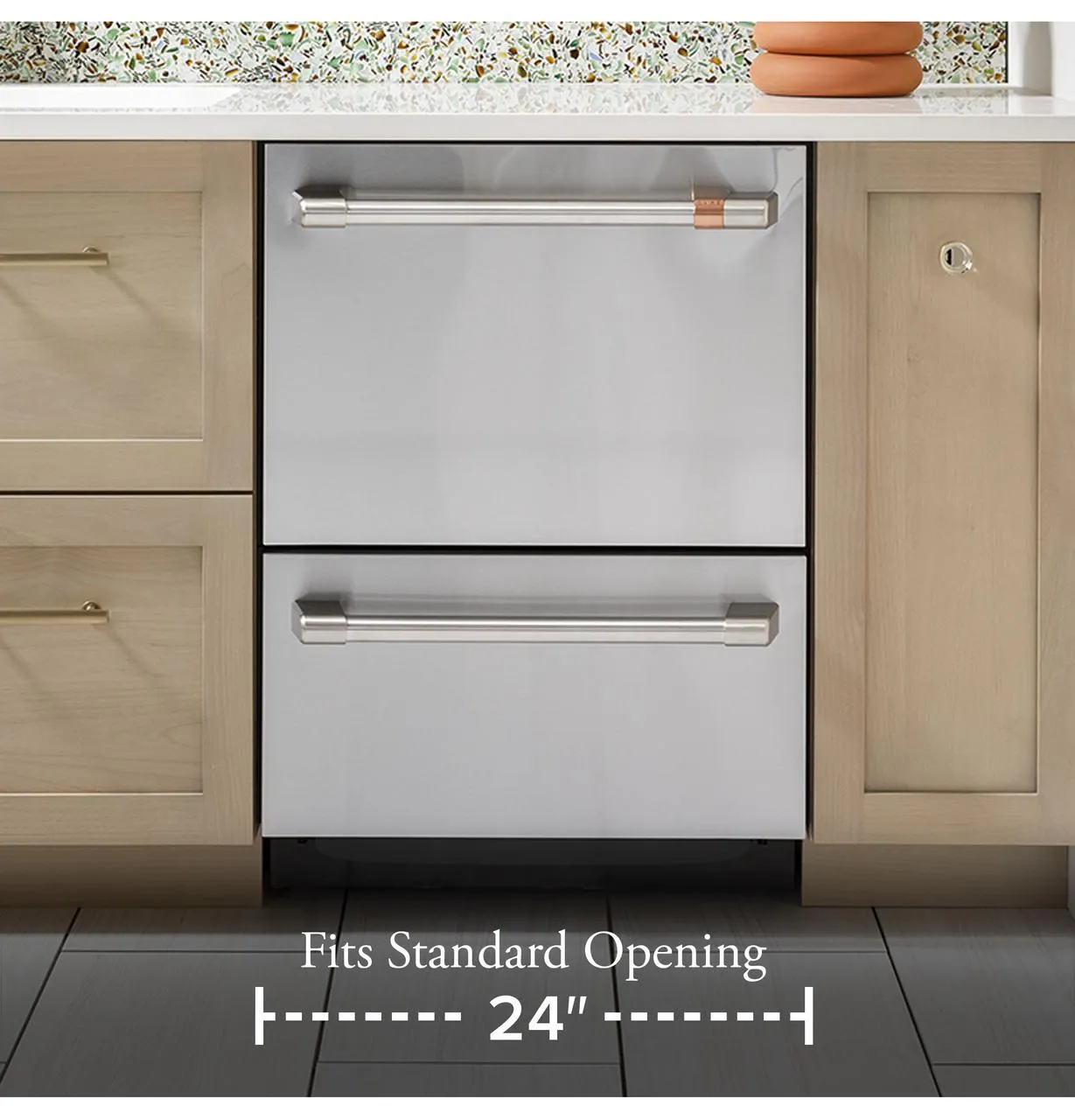 Cafe CDD420P2TS1 Caf(eback)™ Dishwasher Double Drawer