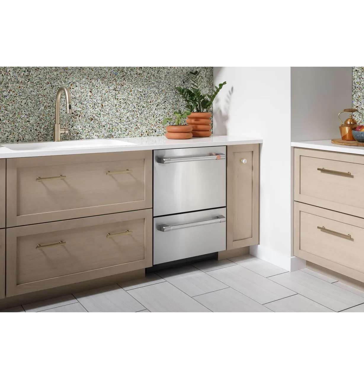 Cafe CDD420P2TS1 Caf(eback)™ Dishwasher Double Drawer