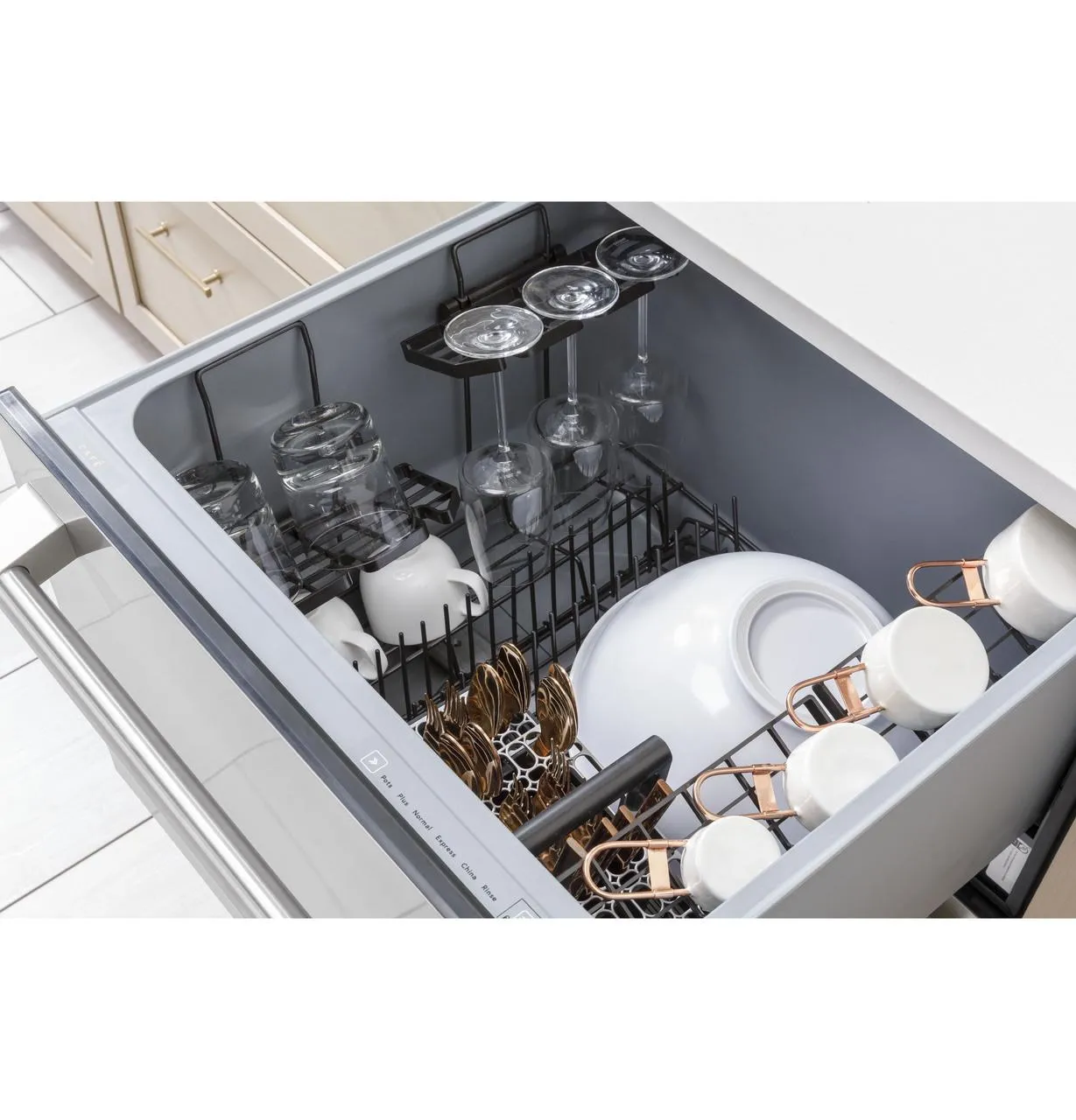 Cafe CDD420P2TS1 Caf(eback)™ Dishwasher Double Drawer