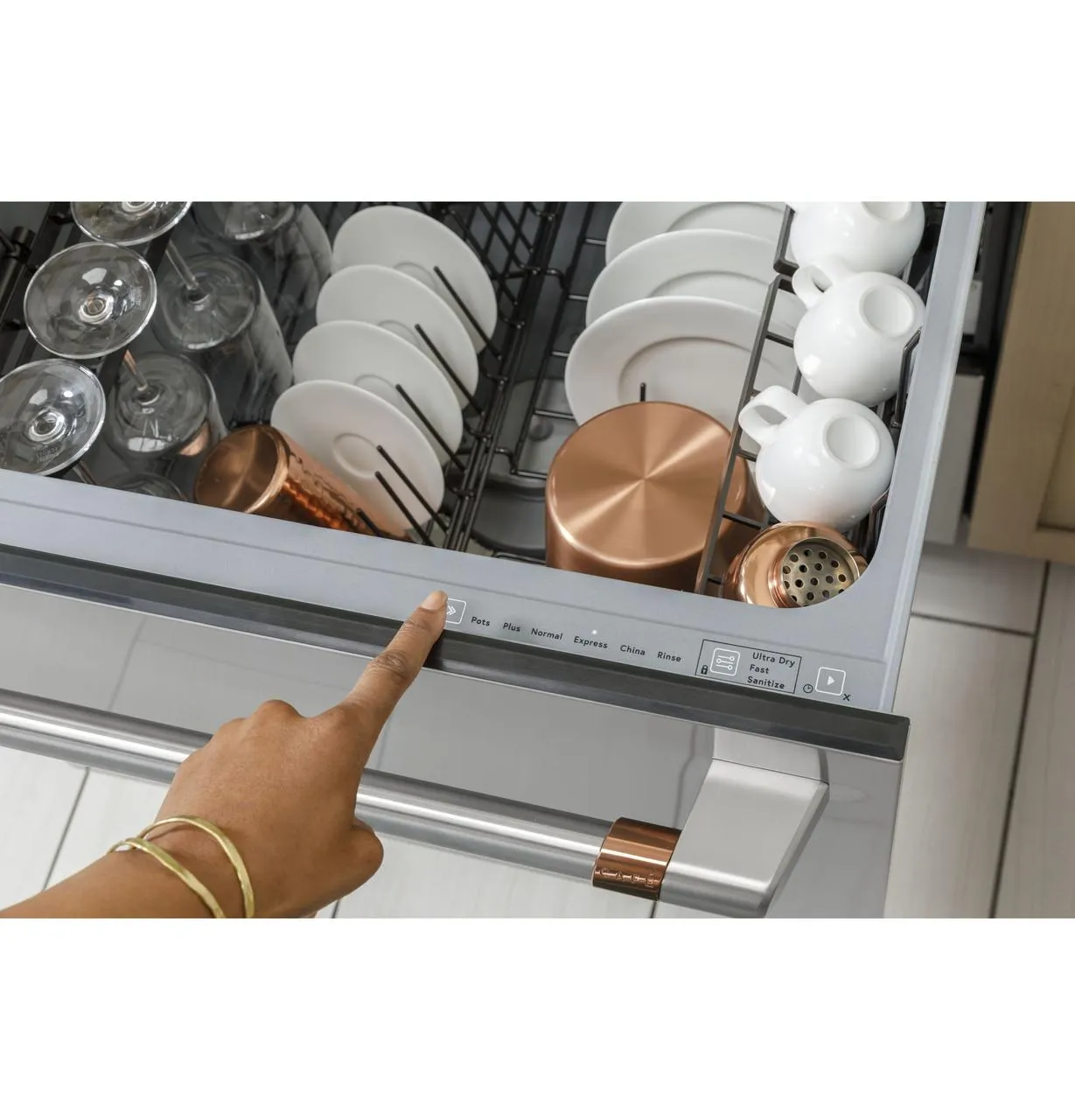 Cafe CDD420P2TS1 Caf(eback)™ Dishwasher Double Drawer