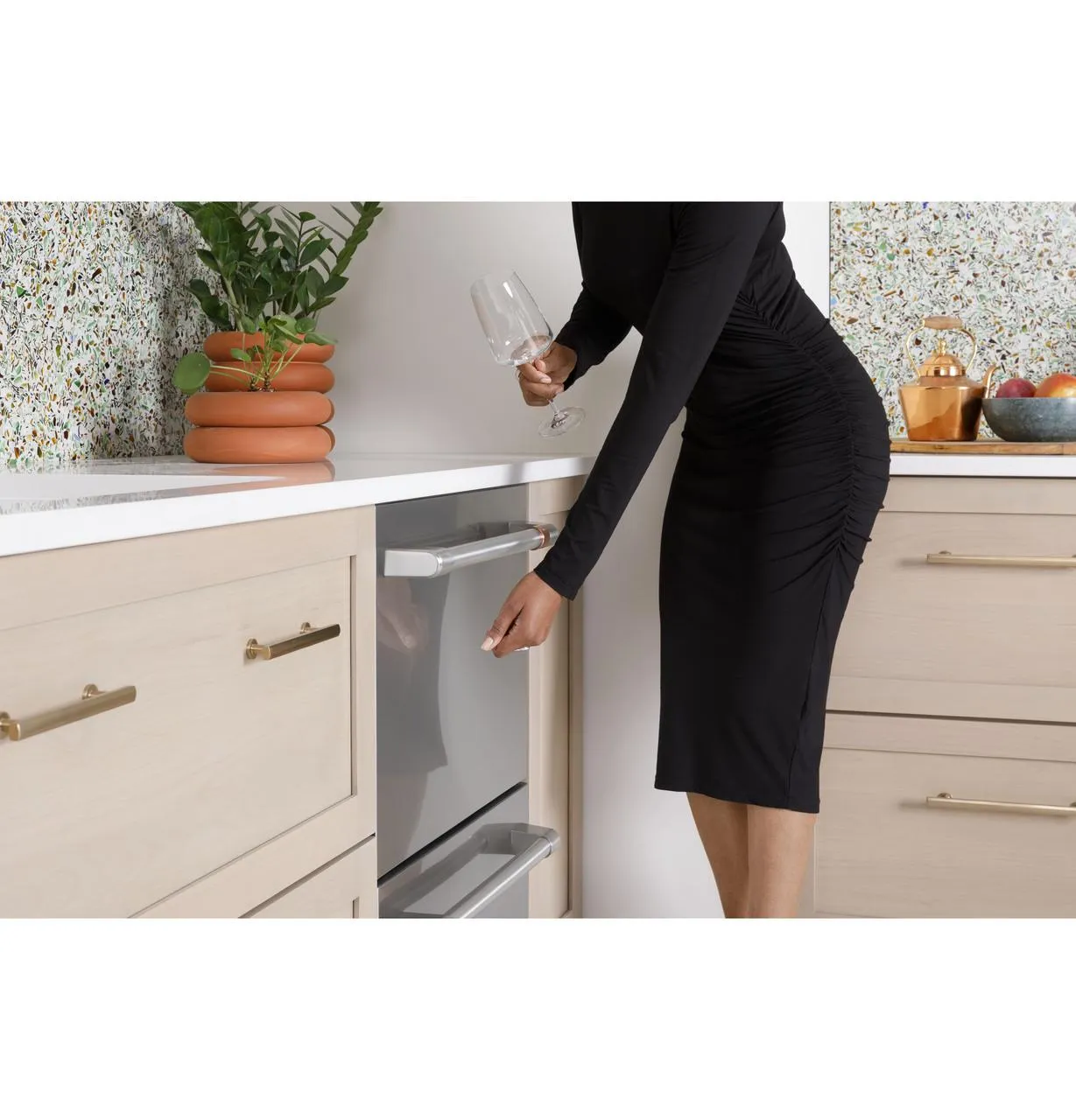 Cafe CDD420P2TS1 Caf(eback)™ Dishwasher Double Drawer