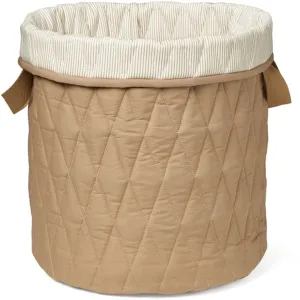 Cam Cam Copenhagen Fabric Storage Basket Classic Stripes Camel