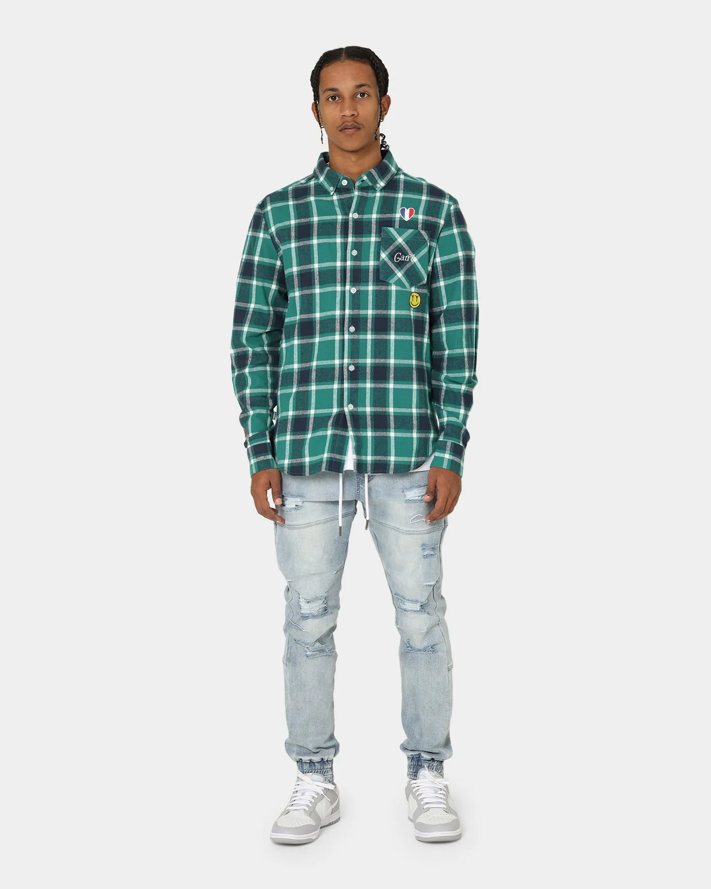 Carré Revolutionnaires Flannel Shirt Deep Teal