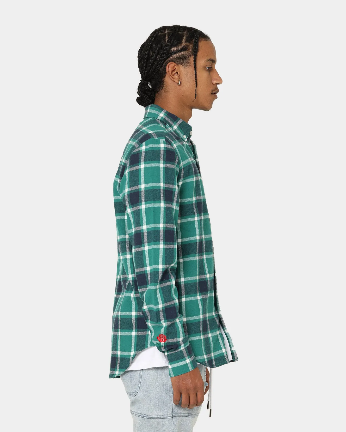 Carré Revolutionnaires Flannel Shirt Deep Teal