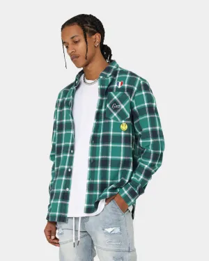 Carré Revolutionnaires Flannel Shirt Deep Teal