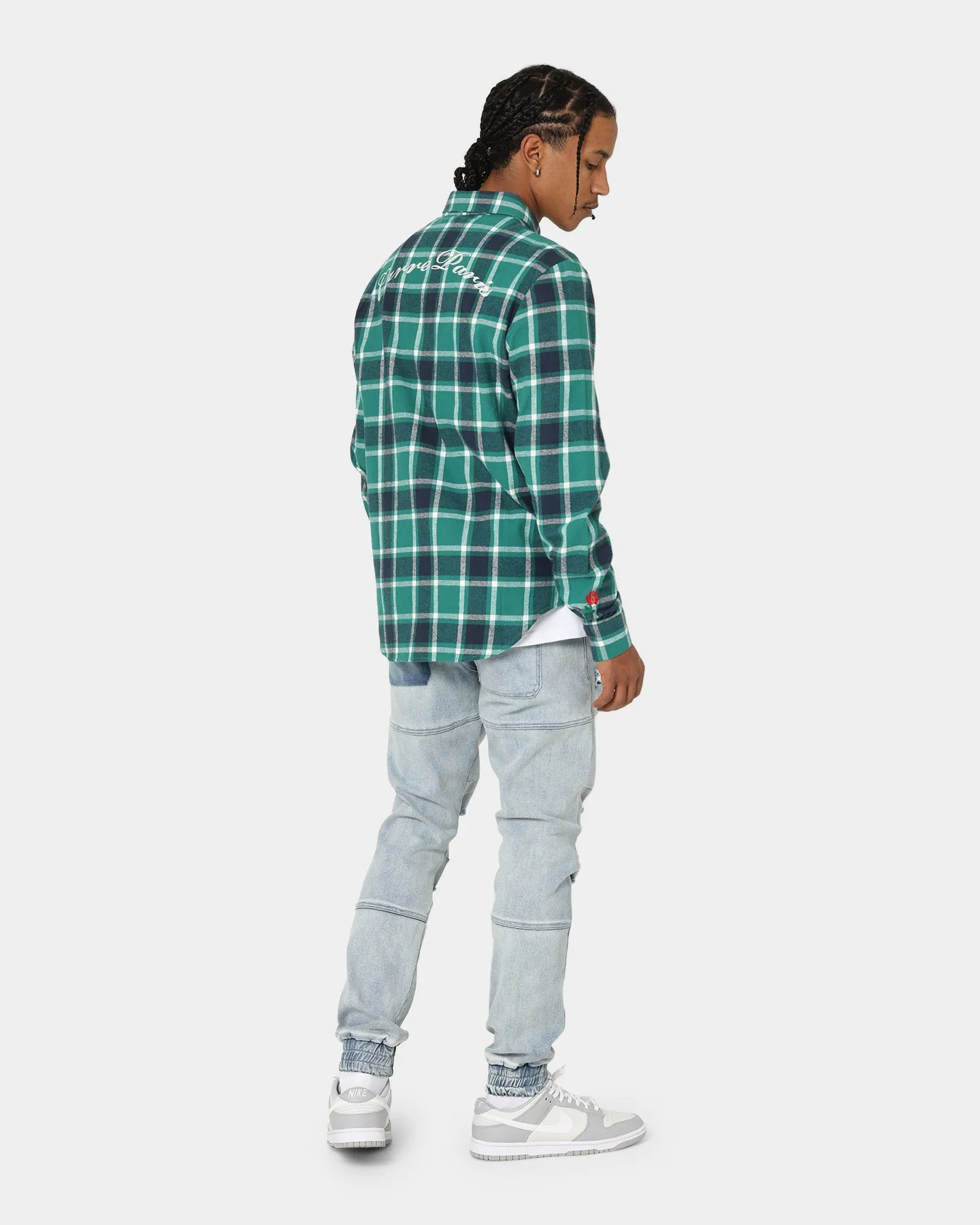 Carré Revolutionnaires Flannel Shirt Deep Teal