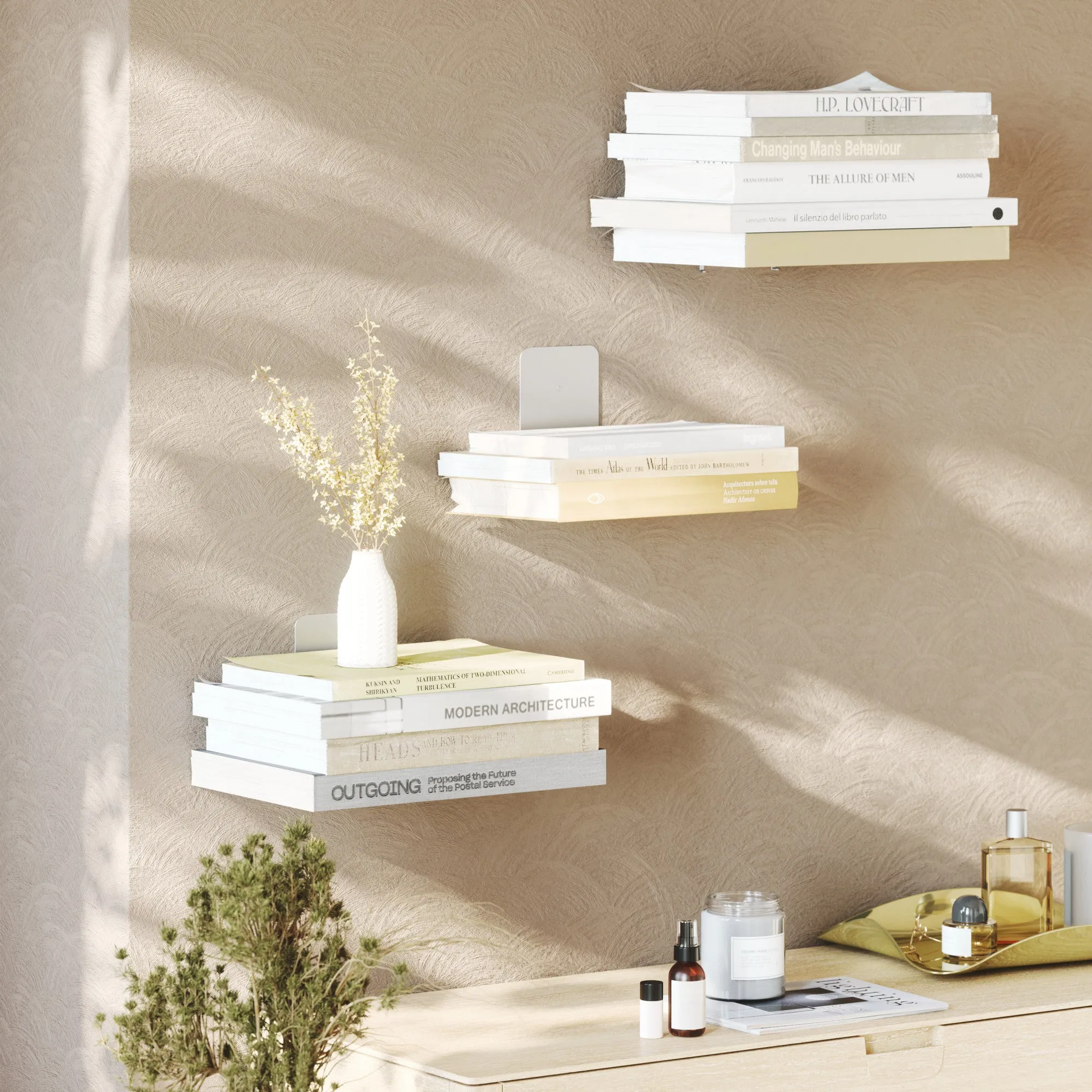 Conceal Shelves, Set Of 3