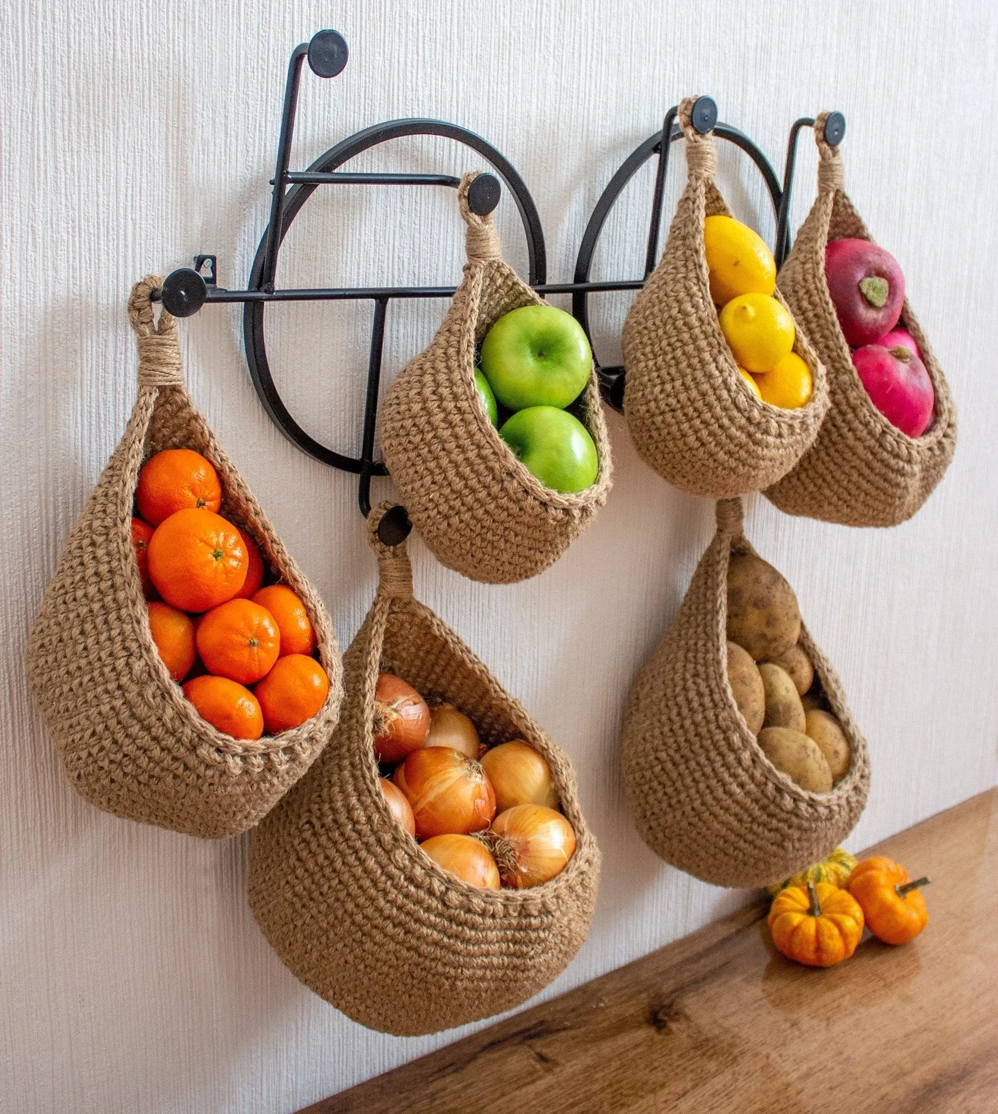 Discount Hanging Wall Vegetable Fruit Baskets