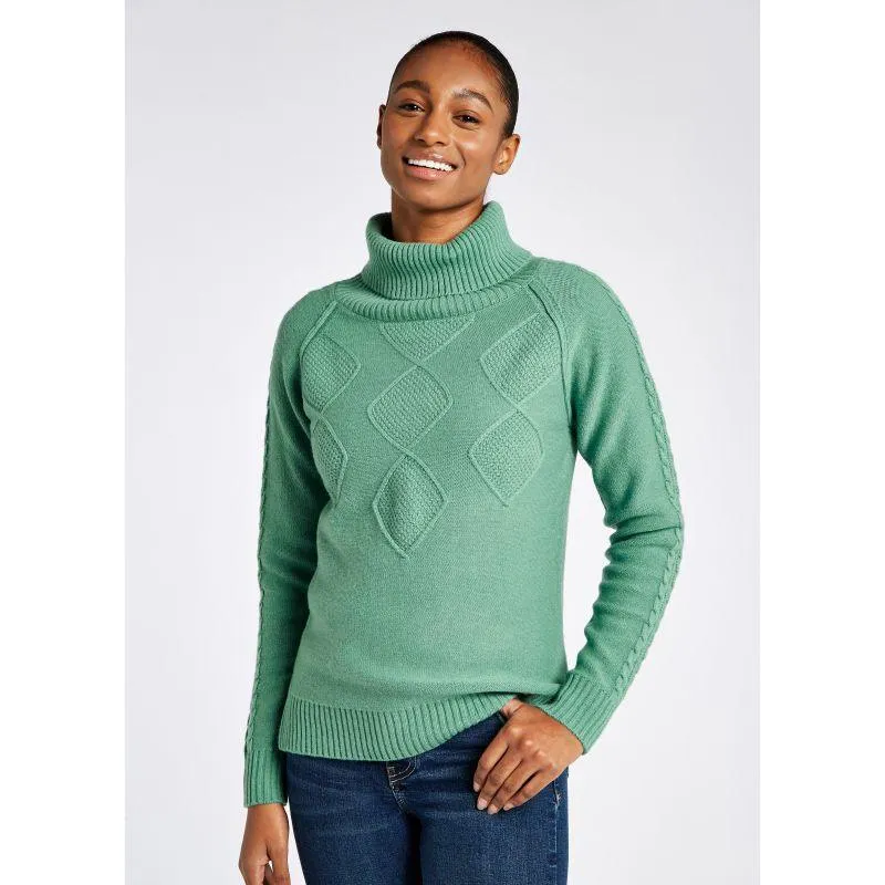 Dubarry Belleek Ladies Roll Neck Jumper - Crab Apple