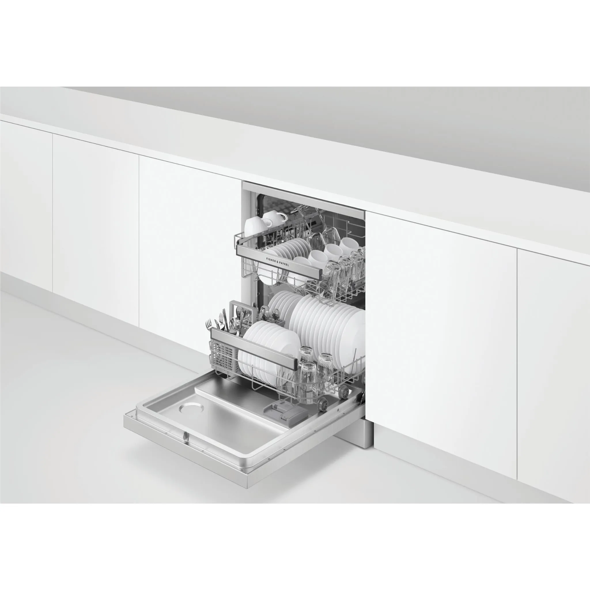 Fisher & Paykel DW60FC2X3 15-Place Setting Freestanding Dishwasher (Stainless Steel)