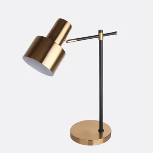 Gleaming Metal Table Lamp