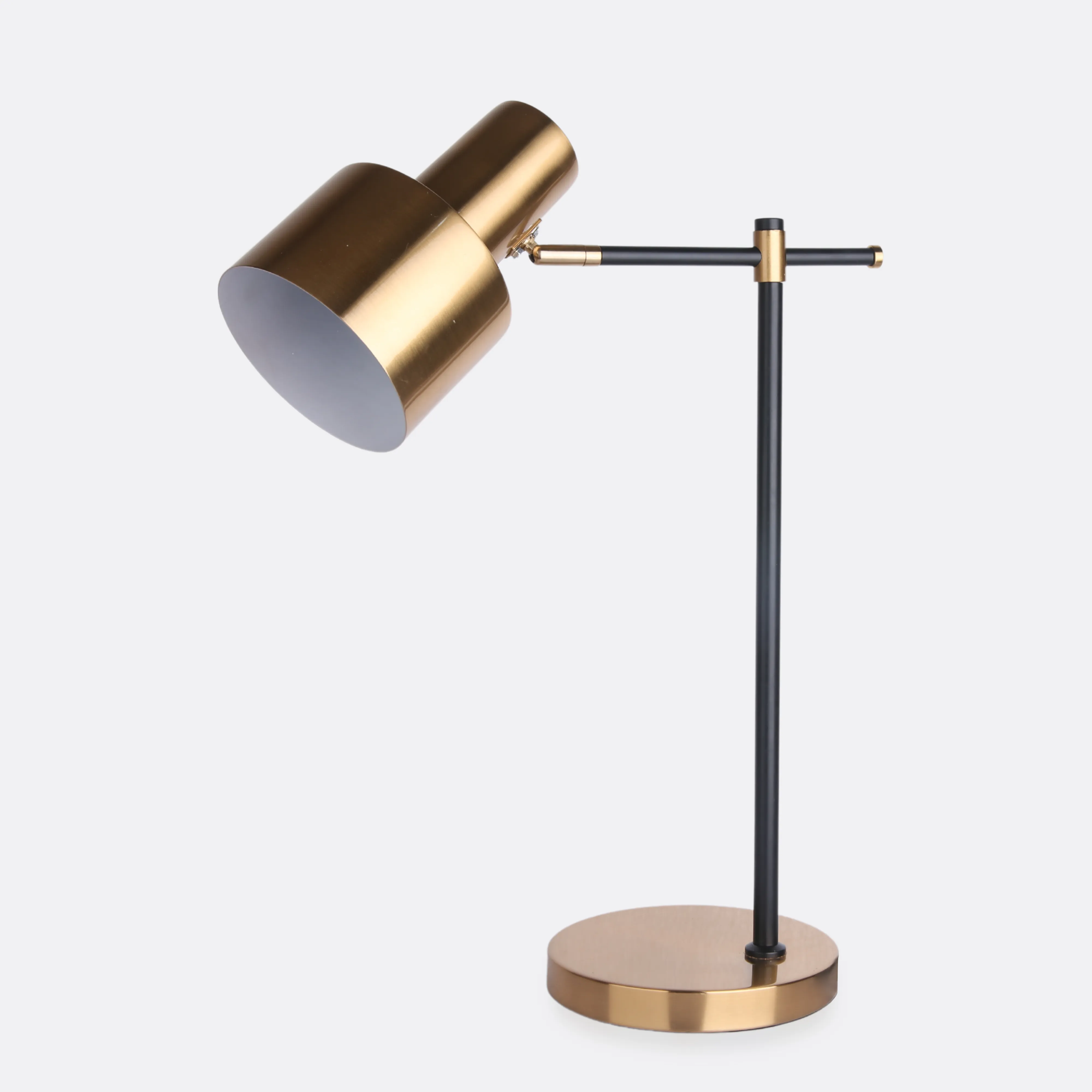 Gleaming Metal Table Lamp