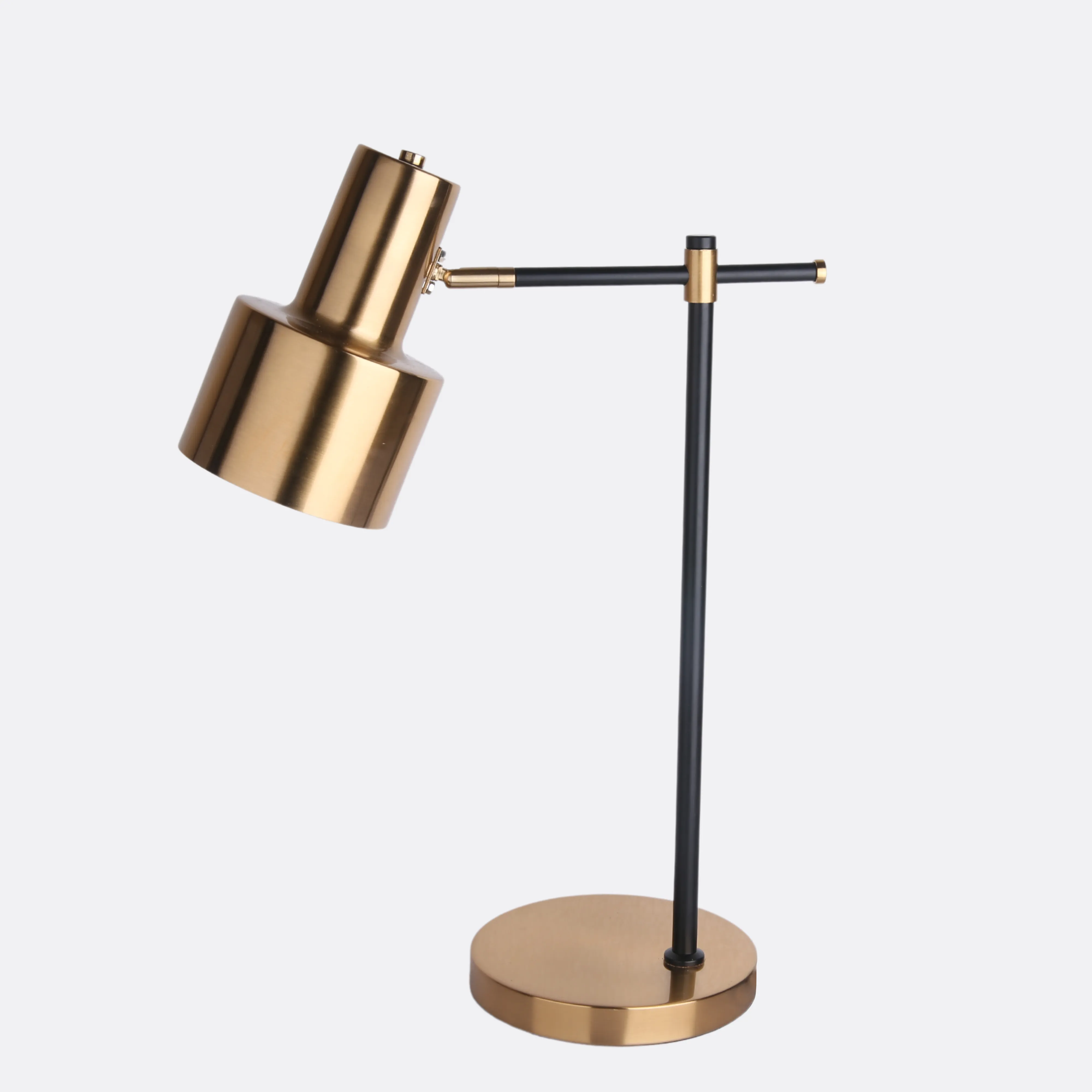 Gleaming Metal Table Lamp