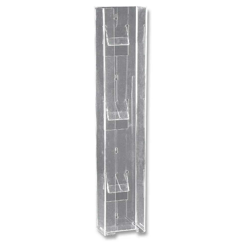 Glove Box Holder - Triple Vertical - Clear