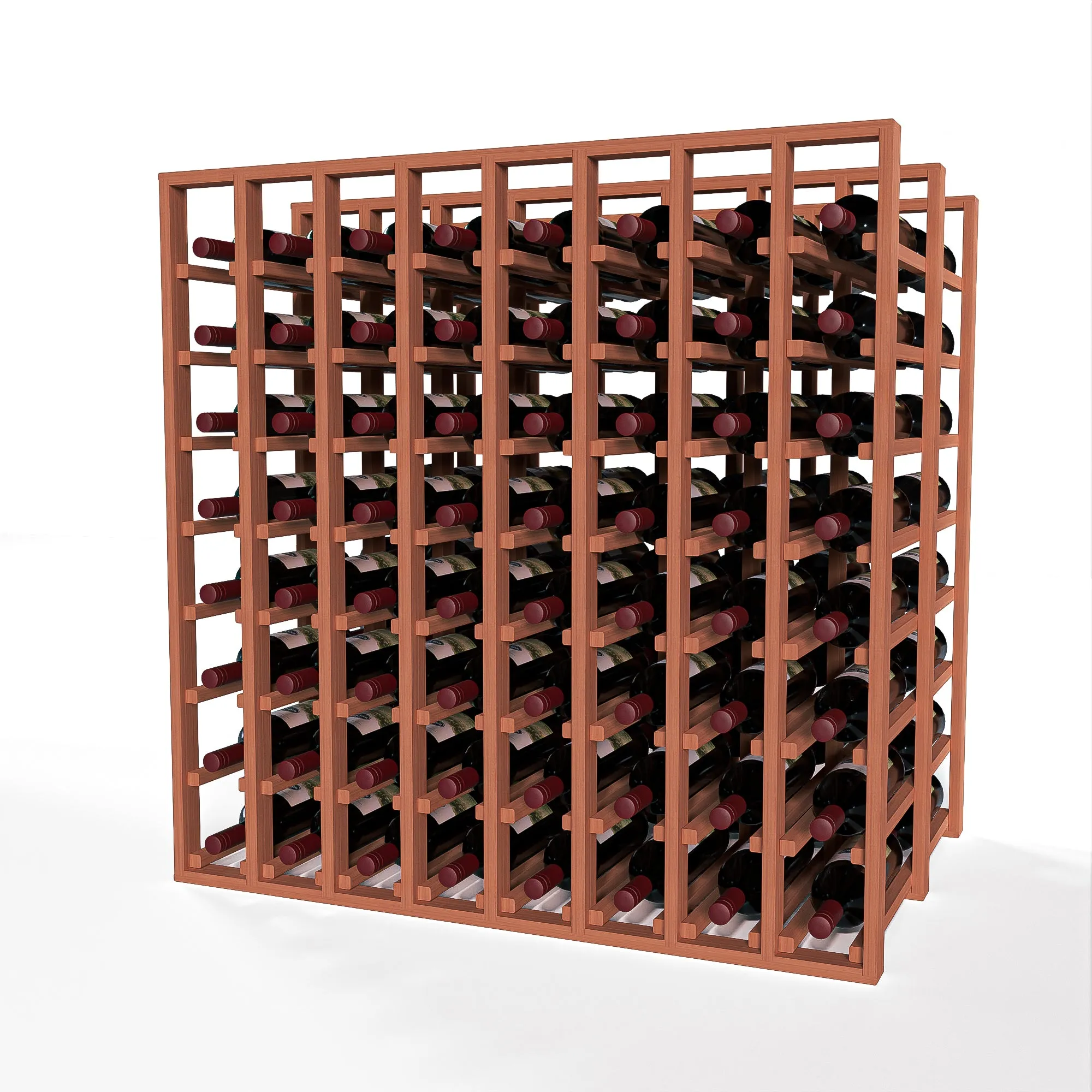 GrandCellar™ - 8 Column Full-Depth Double Deep Wine Rack - 36"