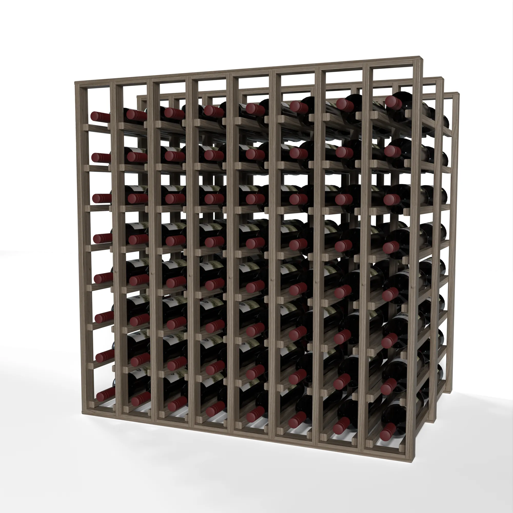 GrandCellar™ - 8 Column Full-Depth Double Deep Wine Rack - 36"