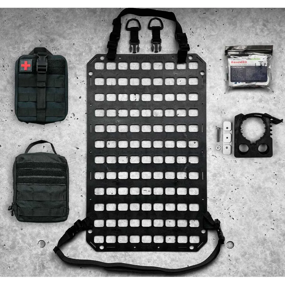 Grey Man Tactical - Vehicle Seatback RMP™ Package - 15.25 x 25 RMP™   RMP Straps™ [Headrest]   [Seat Bottom]