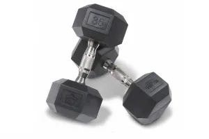 Hampton Urethane DURA-BELL Hex Dumbbells