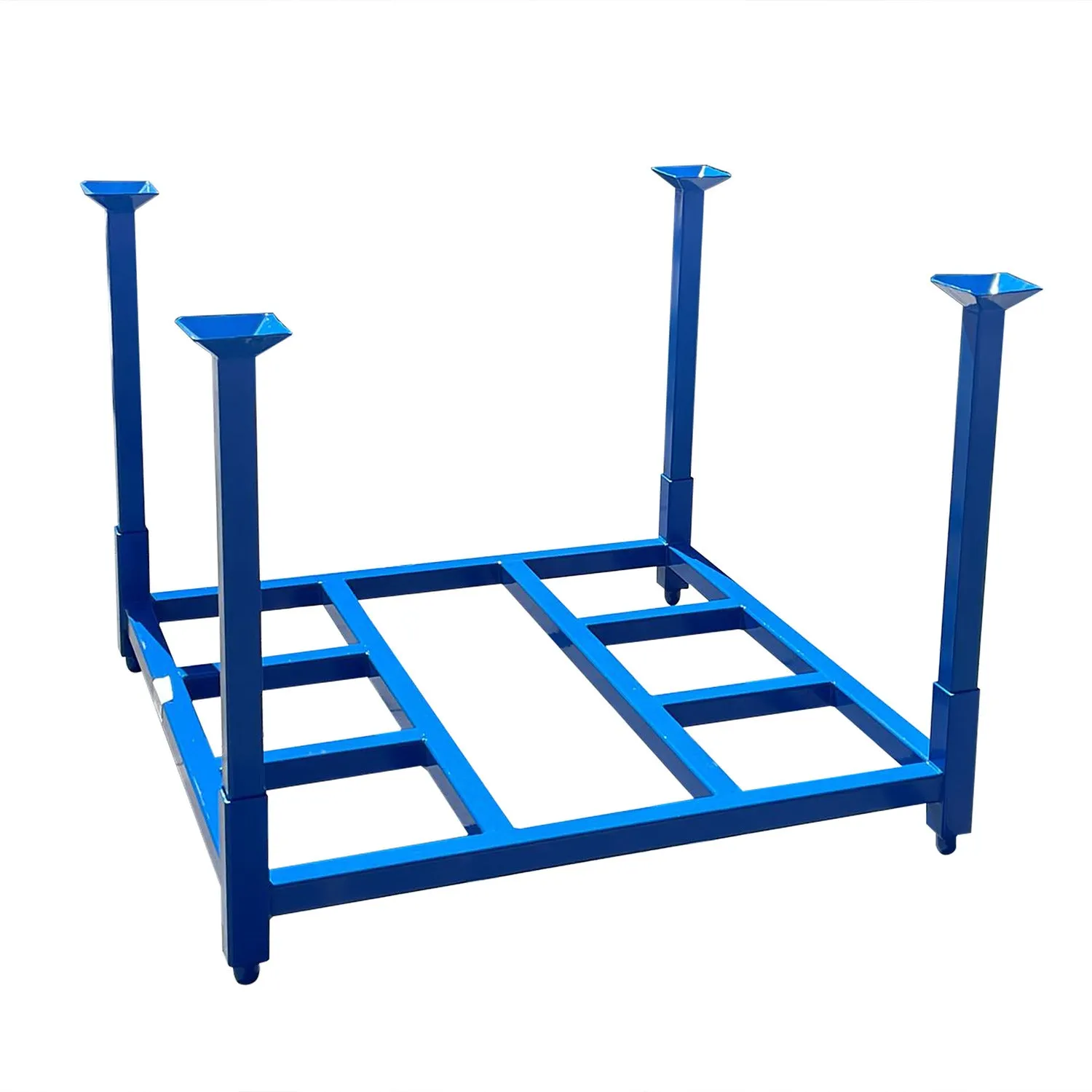 Heavy-Duty Stackable Pallet Racks - 48” x 48” x 36” | Powder-Coated Steel