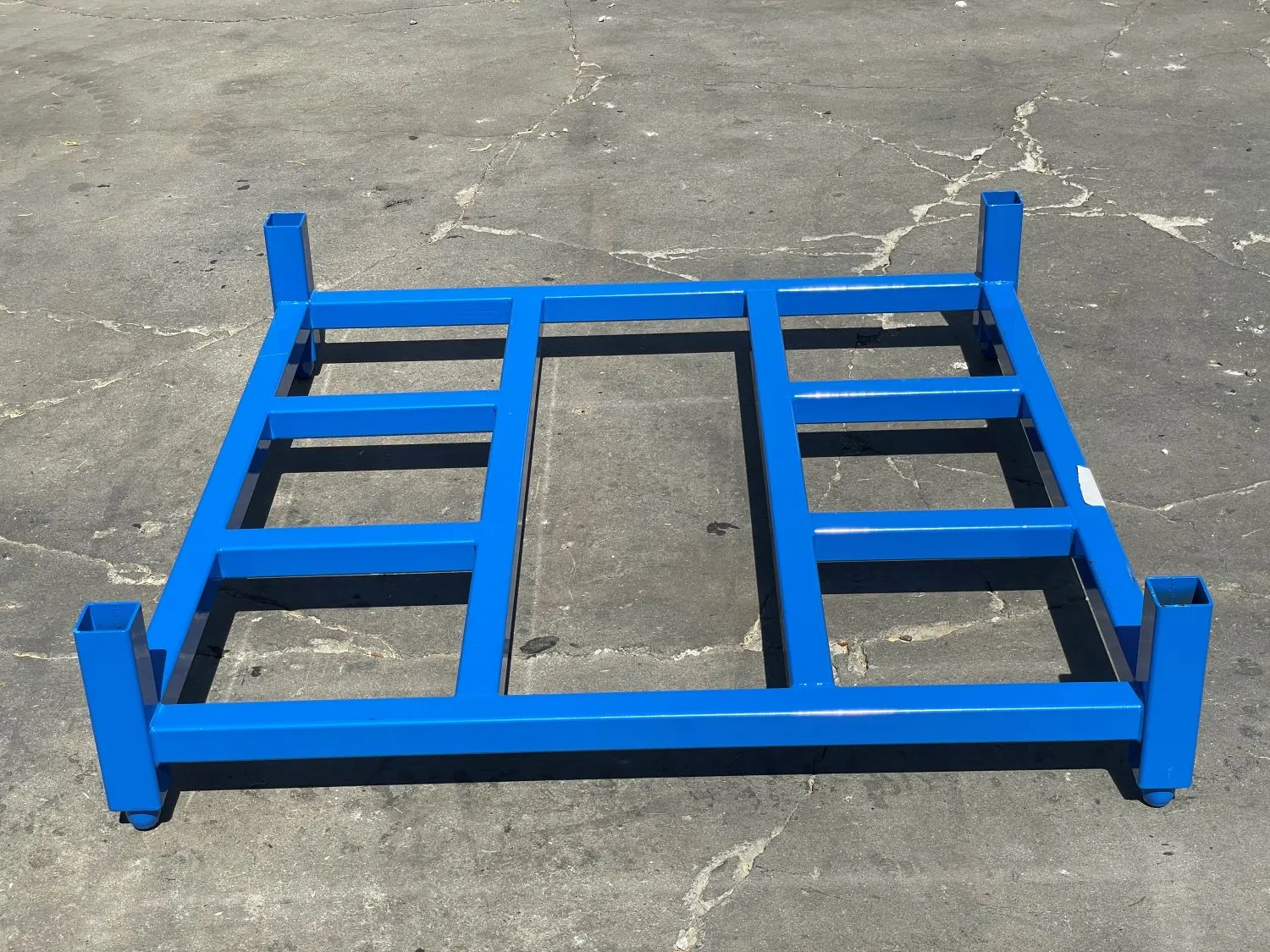 Heavy-Duty Stackable Pallet Racks - 48” x 48” x 36” | Powder-Coated Steel