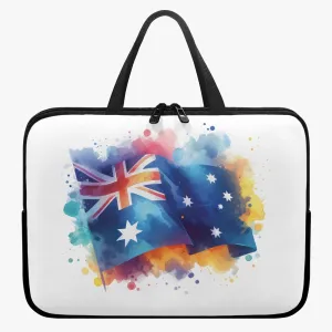 Laptop Sleeve with handles - Australian Flag