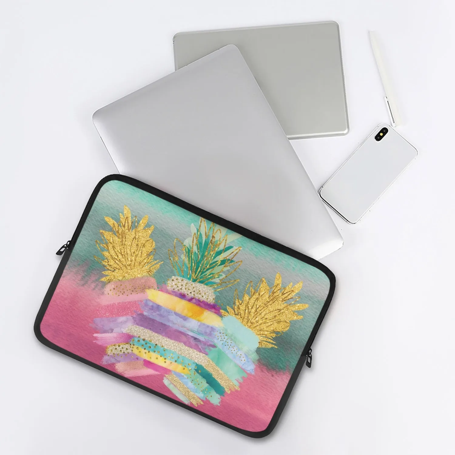 Laptop Sleeve - without handles - Pineapples