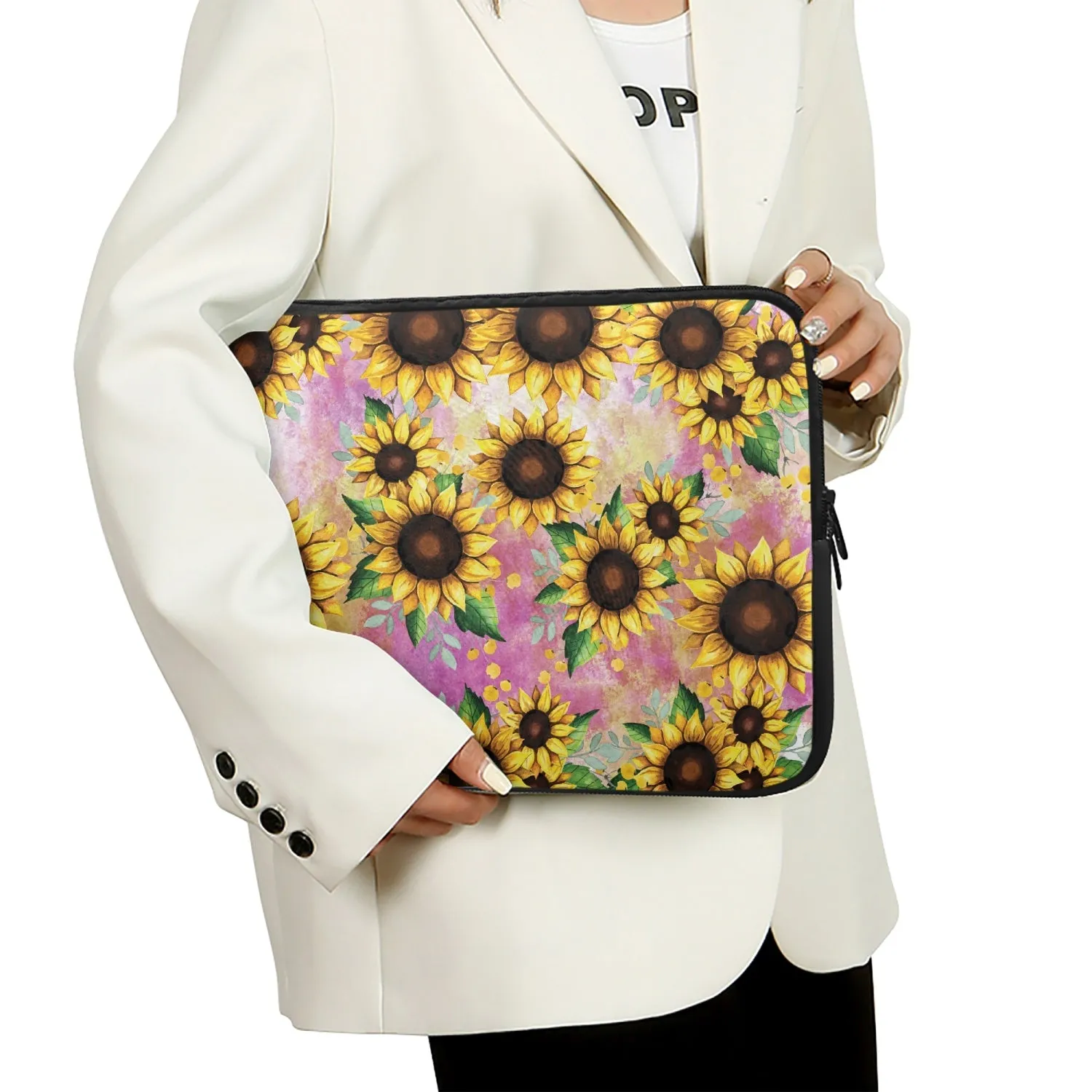 Laptop Sleeve - without handles Sunflowers