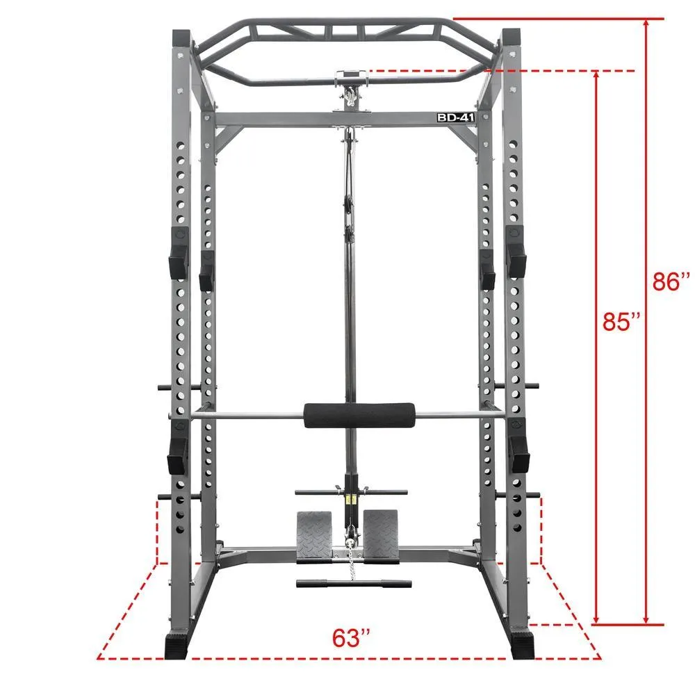 Lat Pull Attachment for Deluxe 2.5x2.5 Power Rack