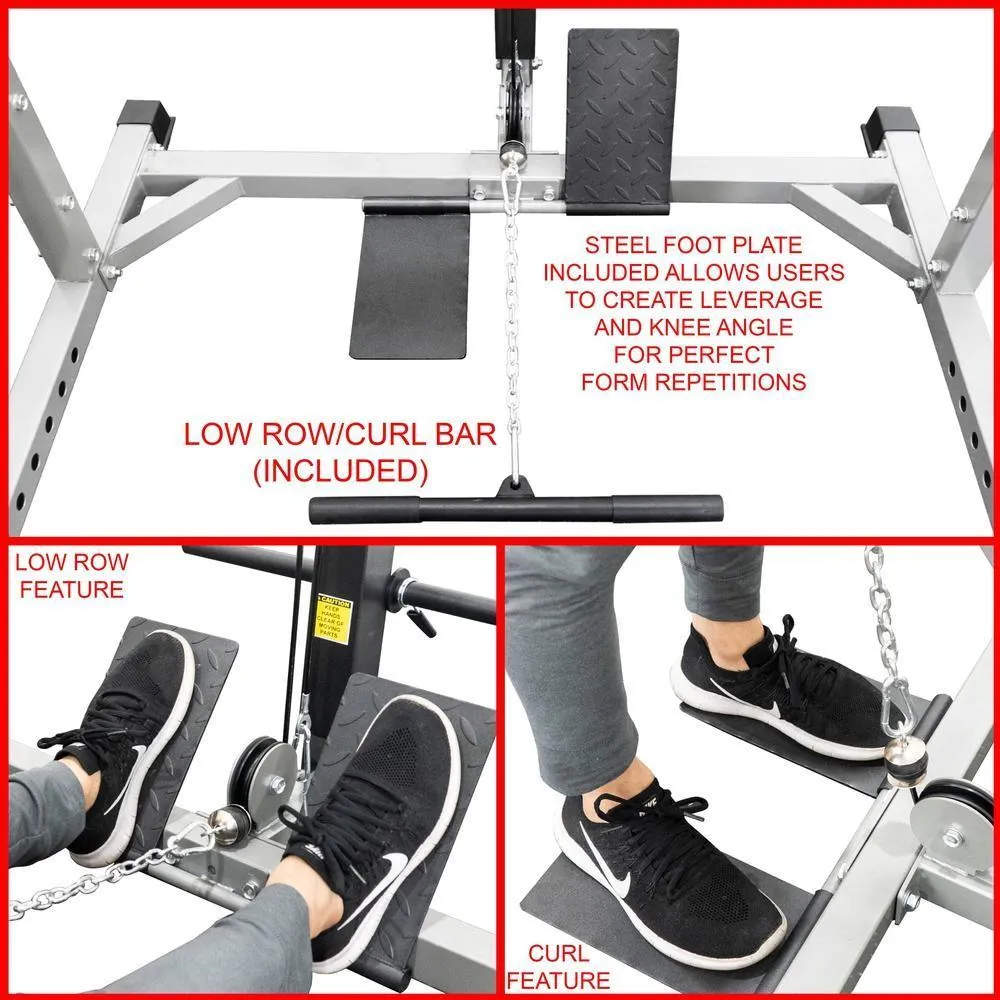 Lat Pull Attachment for Deluxe 2.5x2.5 Power Rack