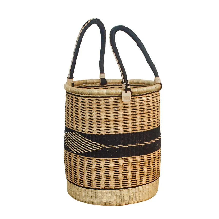 Laundry Hamper Natural Palette Bolga Baskets