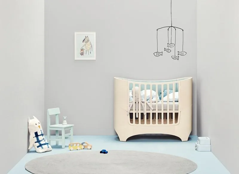 Leander Baby Cot - Whitewash