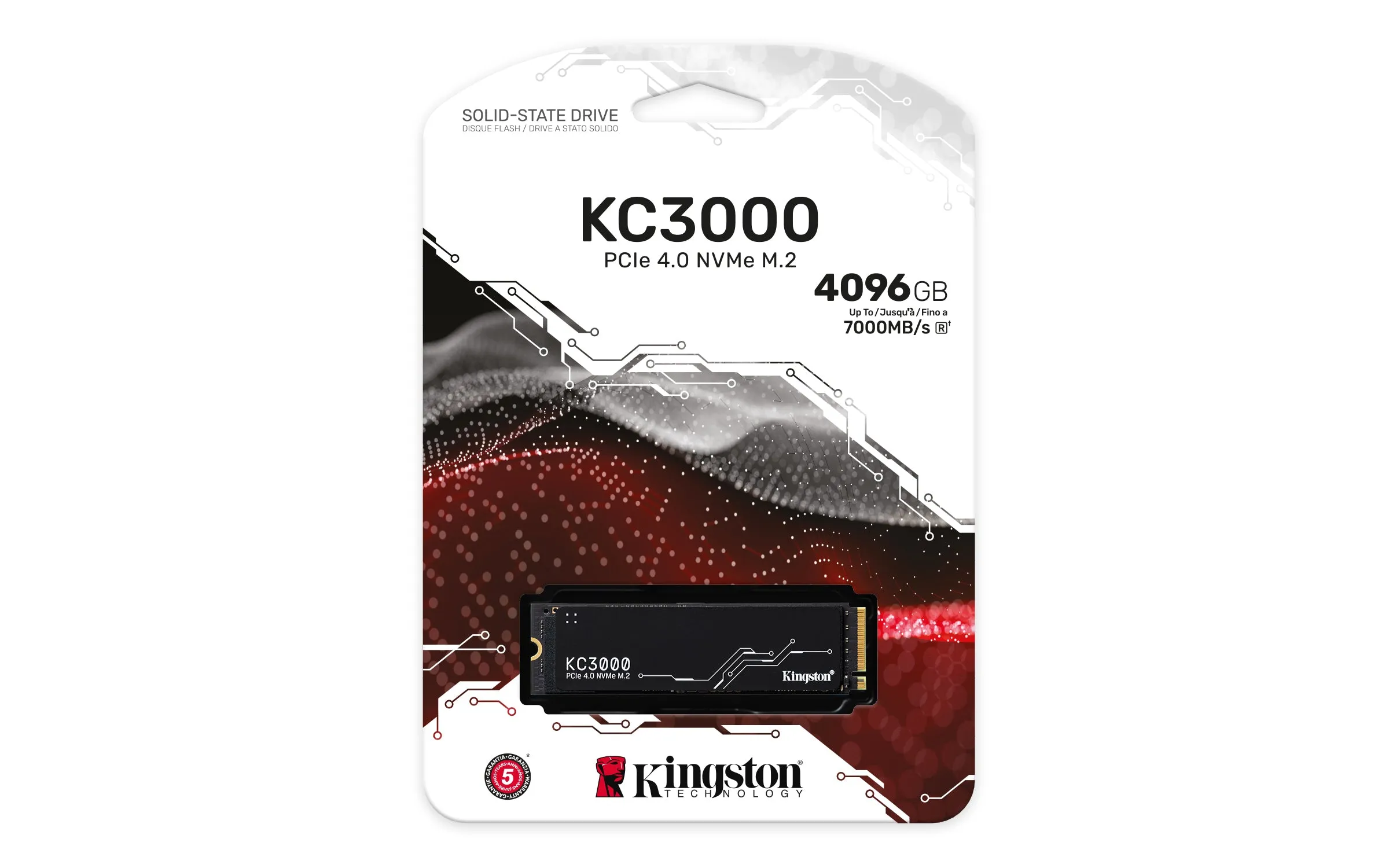 M.2 4Tb Kingston Kc3000 Nvme Pcie 4.0 X 4