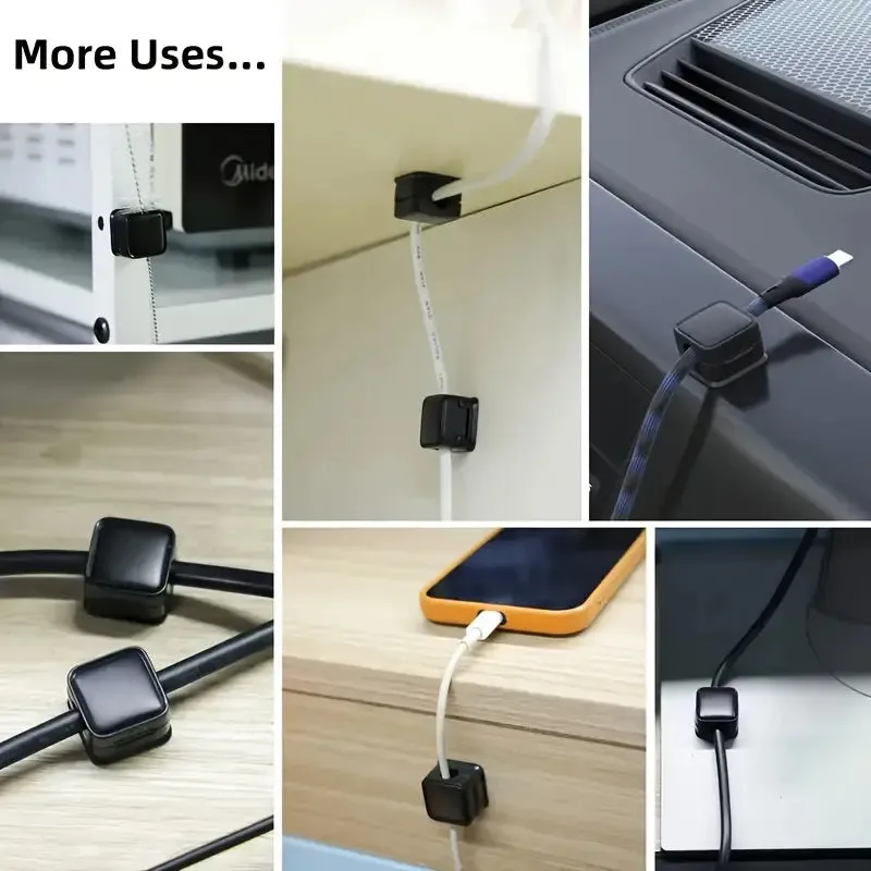 Magnetic Cable Holder/Organizer - 6pc